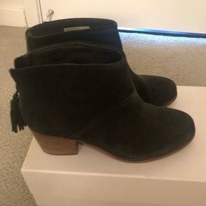 Tom’s Suede Booties (only worn once)